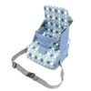 Toddler Booster Seat Portable Foldable Polyester Fibre Increasing Booster Cushion