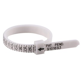 Medidor De Anillo, Medidor De Dedo Anular, Herramienta Medidor De Dedo De Joyería De Plástico Para Hombres For (Tamaños De 1 A 17 De Ee. Uu.)