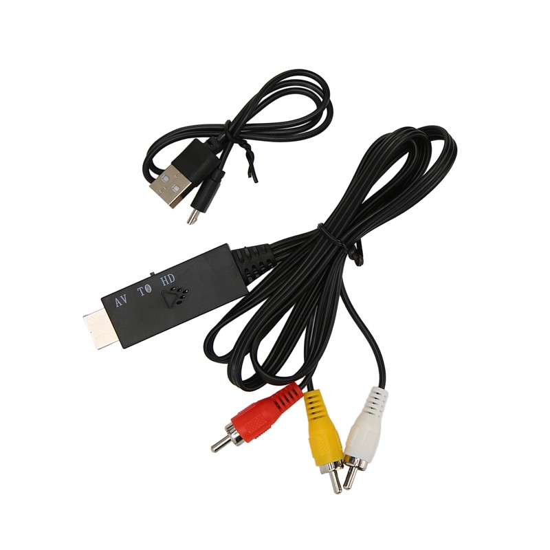 AV to HD Multimedia Interface Cable 3 RCA to HD