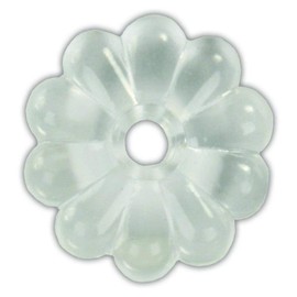 JR Products 20465 Plastic Rosette, Pack of 14 - Clear