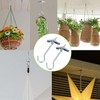 2 PCS Ceilings Hooks,Hang Plants Plasterboard Ceiling Hook,Hang Plants Wing