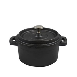 Cast IronPre-Seasoned Pot Mini 8oz with Cover