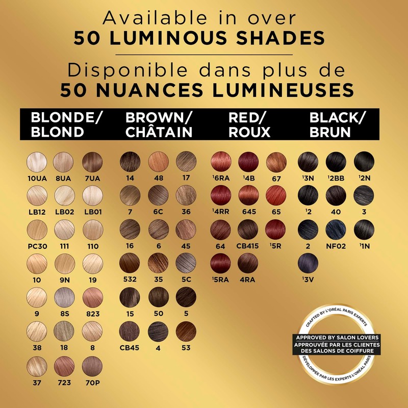 L'Oreal Paris Superior Preference Permanent Hair Color, 48 Copper Blonde,