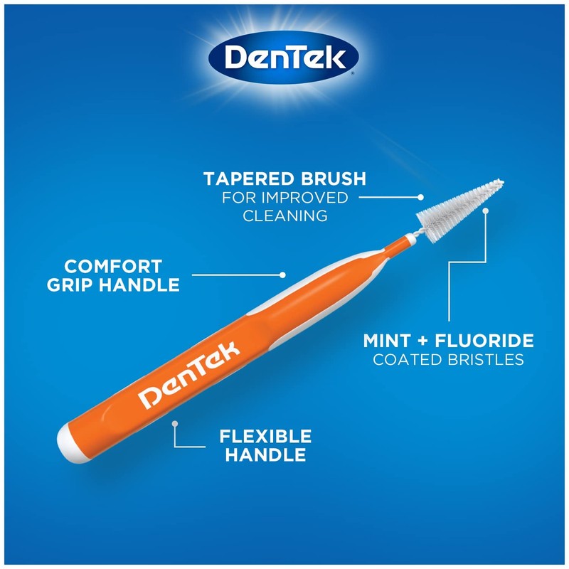 DenTek DenTek Easy Brush Interdental Cleaners, Mint, 16 Count (Pack