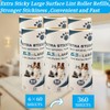 Bryzant Large Lint Roller Refills 6.3 inches Pet Extra Sticky