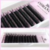 Multi-Layer 3D Wild Fluffy Lashes Camellia Eyelashes Extension Premade Fans