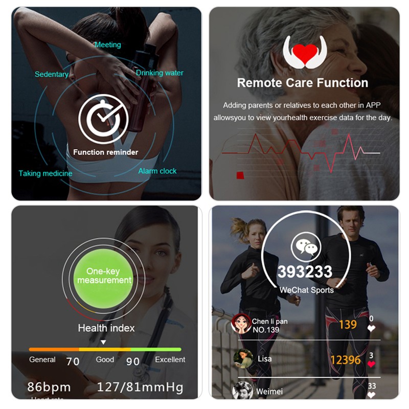 G10 Healthy Smart Bracelet Step Count Sports Watch Multifunction Smart