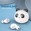 AMAFACE Panda - Auriculares inalámbricos con funda de carga IPX5,