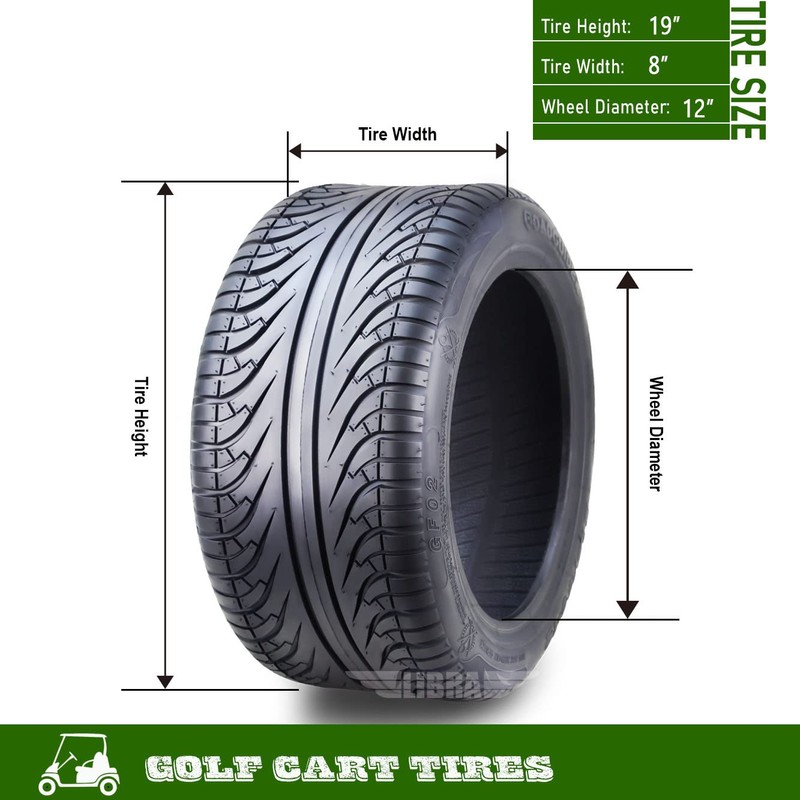 ROADGUIDER 215/40-12 Golf Cart ATV Tires 4 Ply 215/40x12 14005
