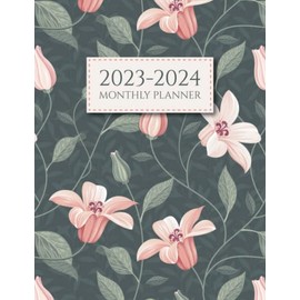 2023-2024 Monthly Planner: Two Year Calendar Schedule Organizer, January 2023 - December 2024 (24 Months) with Federal Holidays, Vintage Floral Cover