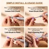 5 Pcs Nail Drill Bit Cleaning Brush