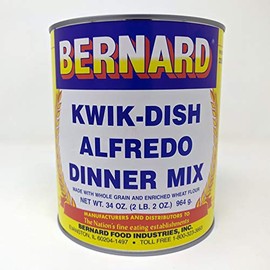 Alfredo Dinner Mix SURVIVAL FOOD Emergency 192 SERVINGS, 6/#10 cans
