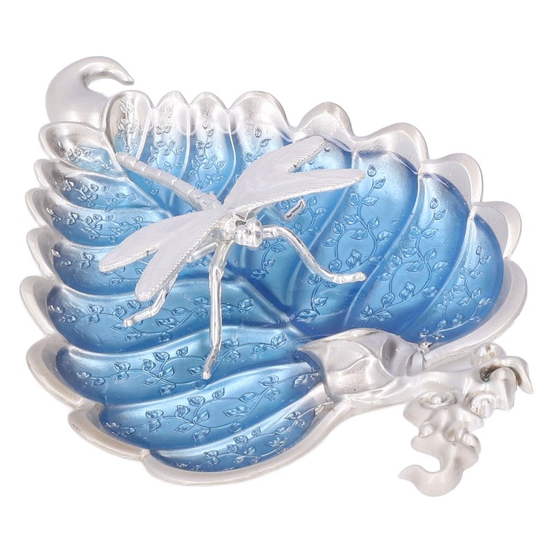 Incense Stick Holder Bodhi Leaf Incense Decorated Plate for Living