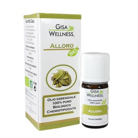 Gisa Wellness - Laurel - Organic Essential Oil - 100% Pure and Natural - [5ml] - Food Grade - Aromatherapy - Personal Care - Well-being - Made in Italy