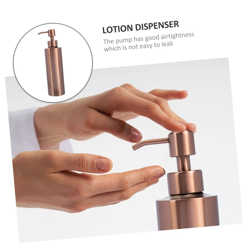 WOONEKY 304 Stainless Steel Soap Dispenser Pump Type Froth Bottle