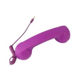 Retro Phone Handset,3.5mm Retro Vintage Telephone Handset Cell Phone Receiver Mic Microphone Speaker for Mobile Phones,Receivers Headphones for Mobile Phones,Computers