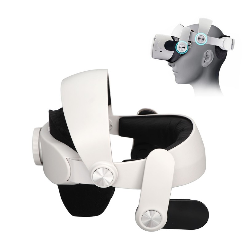 VR Head Strap Replacement Adjustable Breathable Comfort Head Strap for