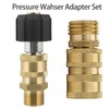 Hysagtek 8Pcs Pressure Washer Adapter Set，M22 Swivel，to 3/8 Inch Quick