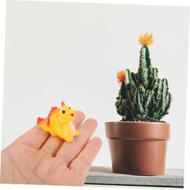 NOLITOY Adorable Tiny Figurines Bulk Set Mini Dragon Crafts for Tabletop Resin Dragon Figurines