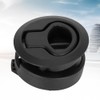 Round Black Flush Pull Slam Latch Deck Hatch Handle Lock