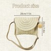 MUNSKT Straw Beach Handbag Small Boho Bag Women Beach Bag