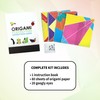 SpiceBox 3D Origami Paper Kit for Kids, Beginners Arts and