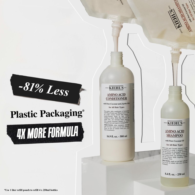 Kiehl's Amino Acid Shampoo, with Coconut Oil to Clarify and