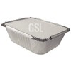 GSL 50 x No1 Small Aluminium Foil Takeaway Food Containers