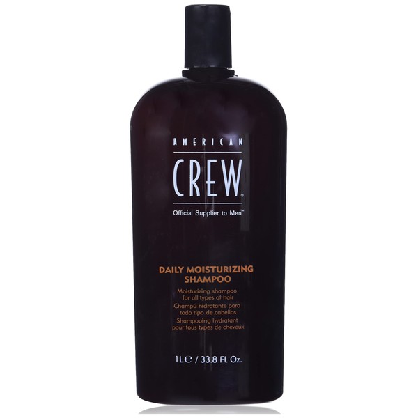 American Crew Men's Shampoo, Moisturizing Shampoo for Oily Hair, 33.8 Fl Oz