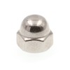 Prime-Line 9077137 Acorn Cap Nuts, #8-32, Grade 18-8 Stainless Steel