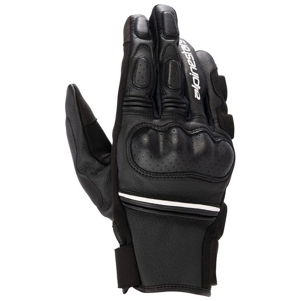 Alpinestars Motorcycle Gloves Black/White (Size: L) PHENOM Leather Gloves