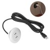 Power Grommet, 5V Recessed Dual USB Charging Ports Grommet USB