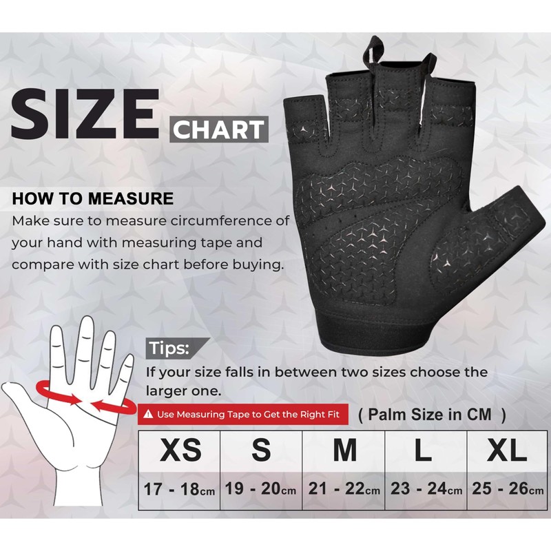 AQF Gym Gloves for Men & Women - Lightweight, Breathable,