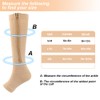 HYCOPROT Zipper Compression Socks for Women Men 2 Pairs Open