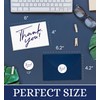 28utterfly Heavy Duty Thank You Cards with Envelopes,50 PK- Blue