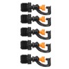 5PCS G1/2 Male Thread Rotating Sprinkler Head Misting Nozzle for