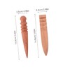 DOITOOL 2Pcs Leather Burnishing Tool Ergonomic Wooden Edge Burnisher for