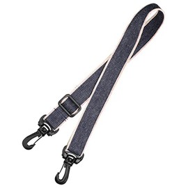 No Border FABLT SC30 Shoulder Belt, Single Item, 1.2 inches (30 mm) Width, Made in Japan, Okayama Denim (Navy)