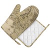 SEPTYK Middle Earth Map Pattern Oven Mitts and Pot Holders