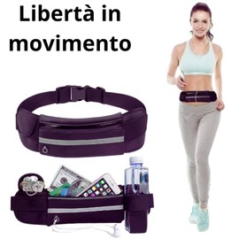 Handytasche Laufgürtel Unisex Wasserdicht Verstellbar Handyhalter Dokumentenhalter Geeignet Wandern Fitness Reisen Running Pocking Joggen Radfahren Schwarz, Schwarz
