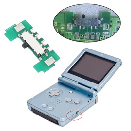 Pack of 2 Power Switch Sliding Button Board Replacement Parts Replacement On/Off Switch Compatible with Gameboy GBA Game Console