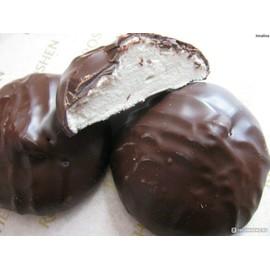 Marshmallow Ice Cream Flavored Chocolate Covered "Sharmel" ZEFIR FREE GMO Зефир Шармэль в шоколаде со вкусом пломбира 250g