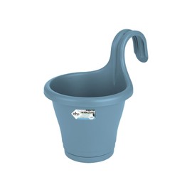 Elho Corsica Easy Hanger Single - Planter - Vintage Blue - Outdoor & Balcony - L 19.4 x W 27.1 x H 25.9 cm