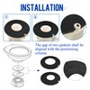 385311462 RV Toilet Rubber Bowl Leak Seal Kit Replace For