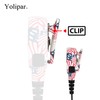 Yolipar Radio Shoulder Speaker Mic Handheld Microphone with 3.5mm Audio