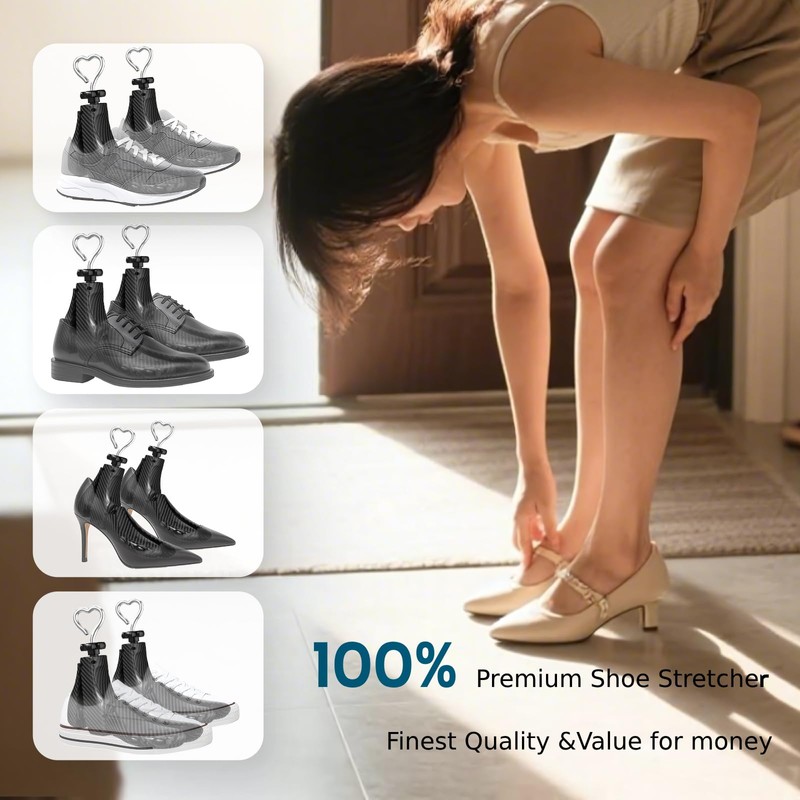 eachway Shoe Stretcher Women Men Professional Boot Stretcher Adjustable Width