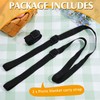 2 Pcs Picnic Blanket Carry Strap for Camping Motorcycle Bedroll