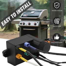 JUUDDENPARTS 7643 Electronic Igniter Kit, Replacement for Weber Spirit 220 and 320 Gas Grills (with Front-Mounted Control Panels), Replaces 7643