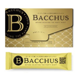 BACCHUS Refreshing Next Morning Supplement, Vitamin C, L-Cystine, L-Curcumin, L-Ortinin, Silimarine (14 Packets per Box)