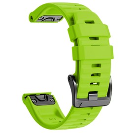NotoCity Compatible with Fenix 6X Watch Band for Fenix 6X Pro/Fenix 5X/Fenix 5X Plus/Fenix 7X/Fenix 3/HR/Tactix/Descent MK1/D2 Delta PX/D2 Charlie(Green)